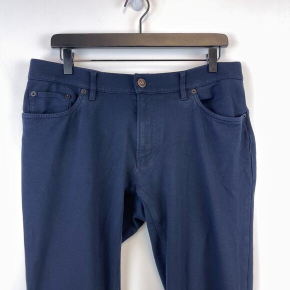 BRAX Feel Good Mens Size 34x27 34/27 Chuck Modern Stretch Chino Pants Blue - Picture 2 of 11